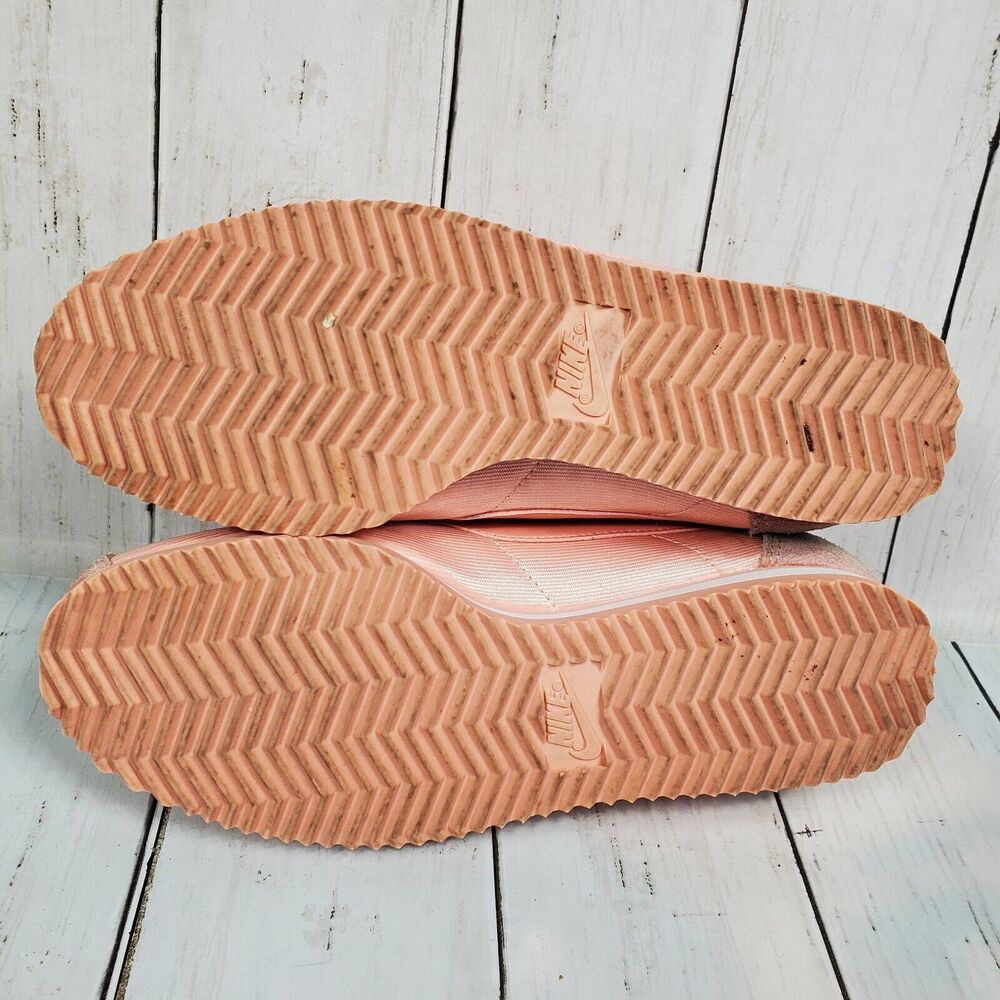 Nike Classic Cortez Womens Size 6 Nylon Coral Stardust Shoes 749864-606 - Picture 11 of 14